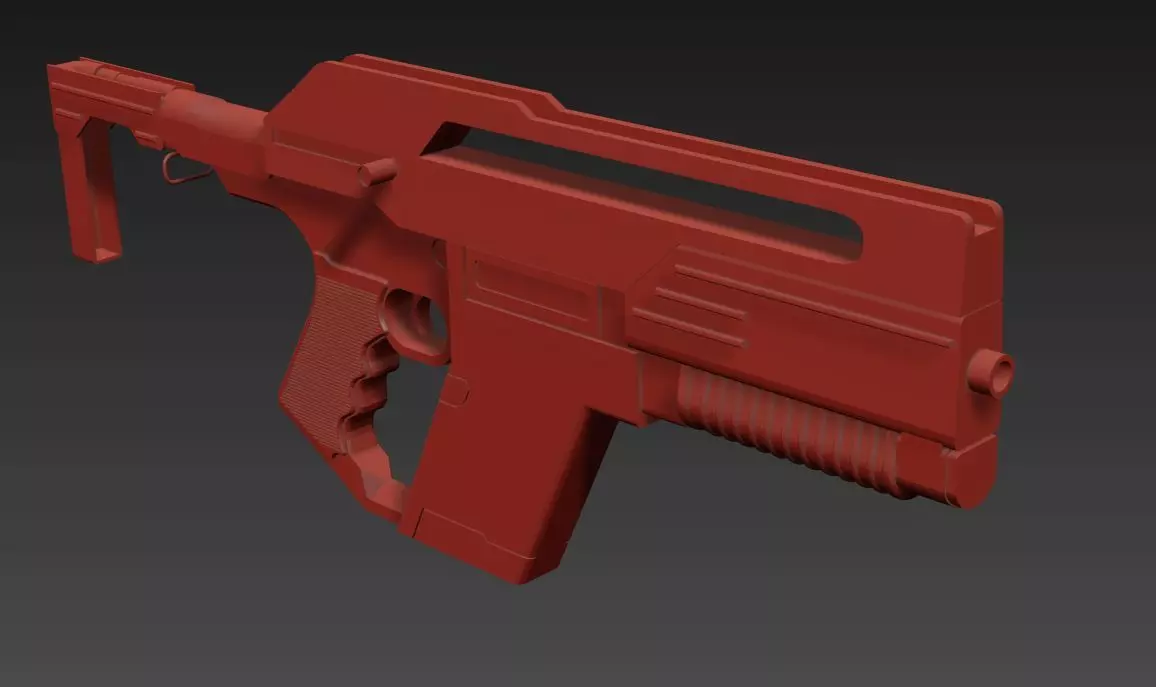 Alien Romulus Pulse Rifle 3D print model