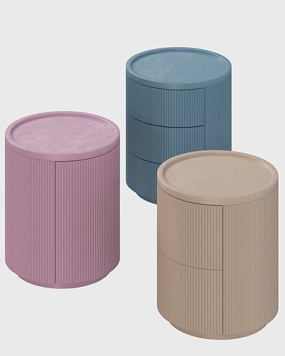 Bed side table Free low-poly 3D model