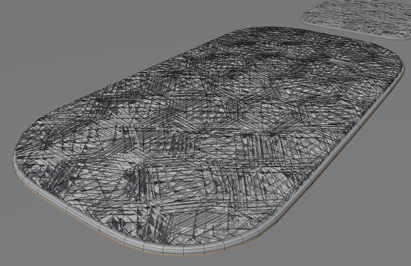 Bathroom Carpets Low-poly 3D model_12