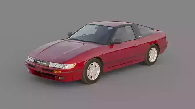 Nissan Sileighty 1992 Low-poly 3D model
