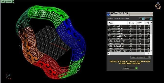 9 Big Bangles 3D print model
