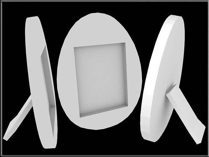 EGG Frame Low-poly 3D model