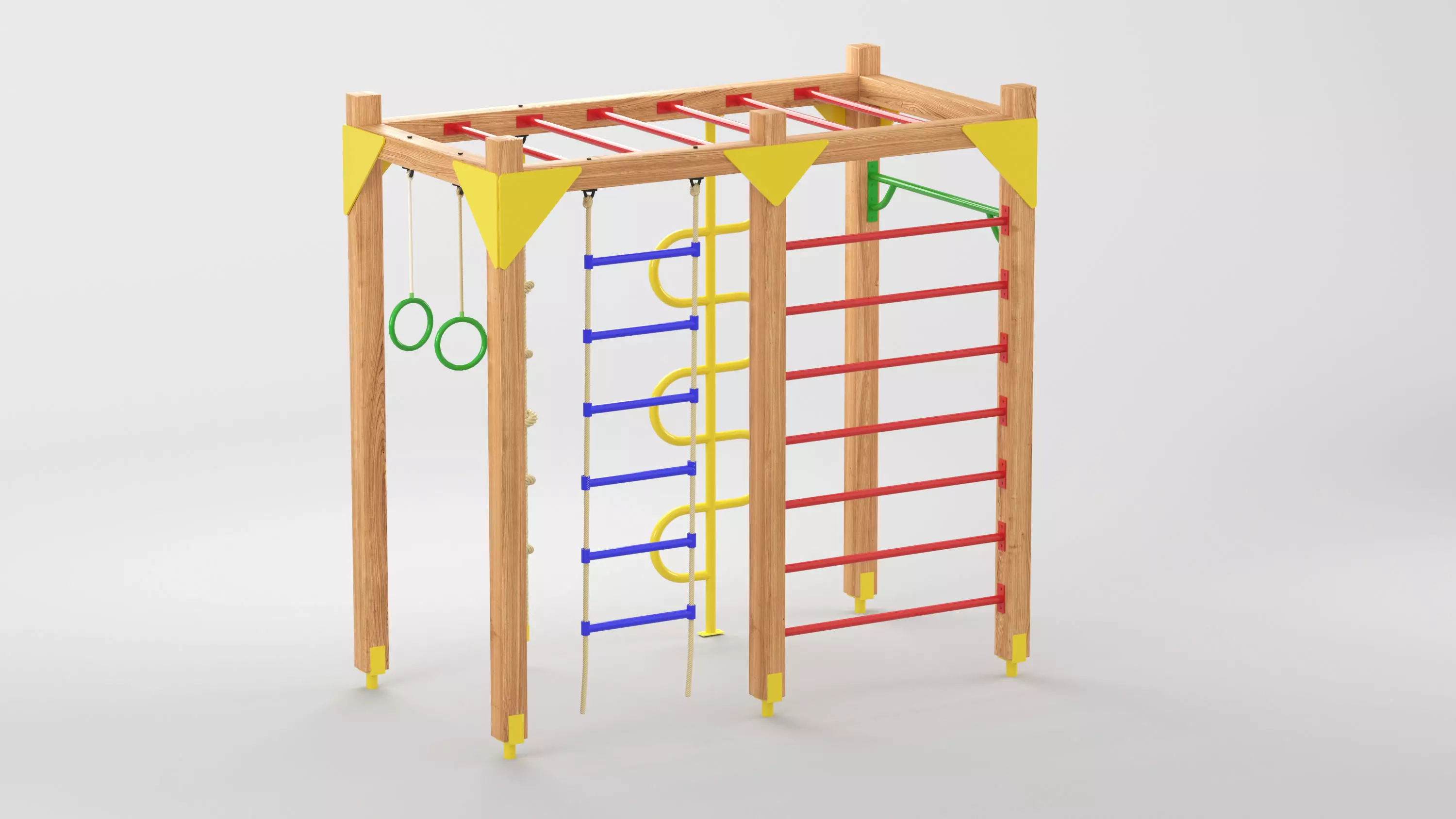 Classic Outdoor Playground 1 3D model 3D model_0