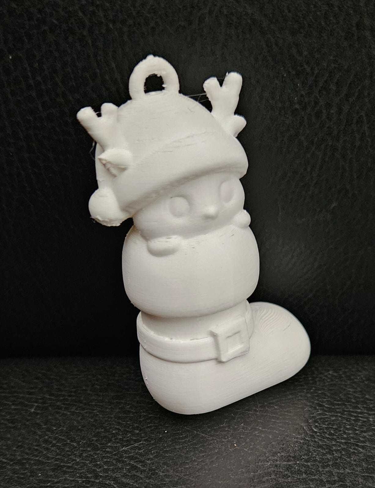 Reindeer Xmas Sock 3D print model_10