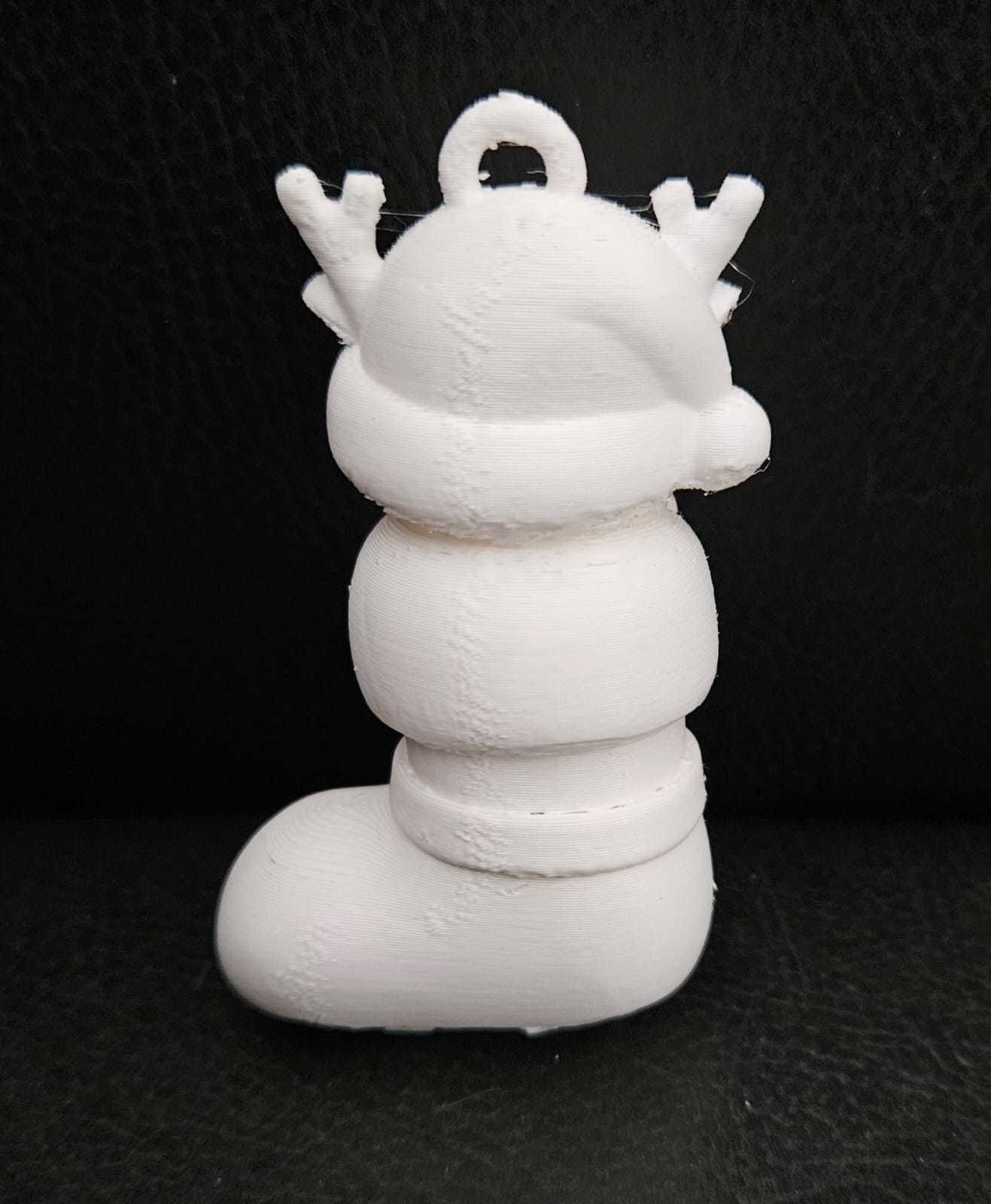 Reindeer Xmas Sock 3D print model_8