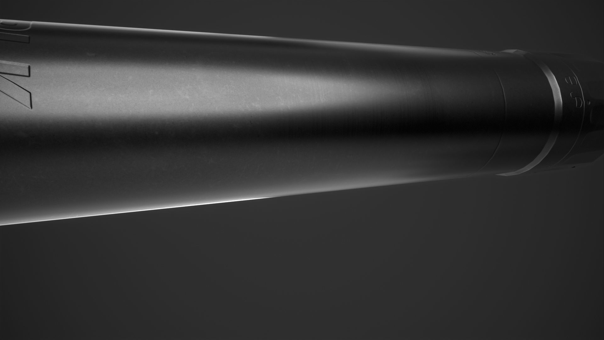 Sig Sauer SLH 300TI Suppressor Low-poly 3D model_16