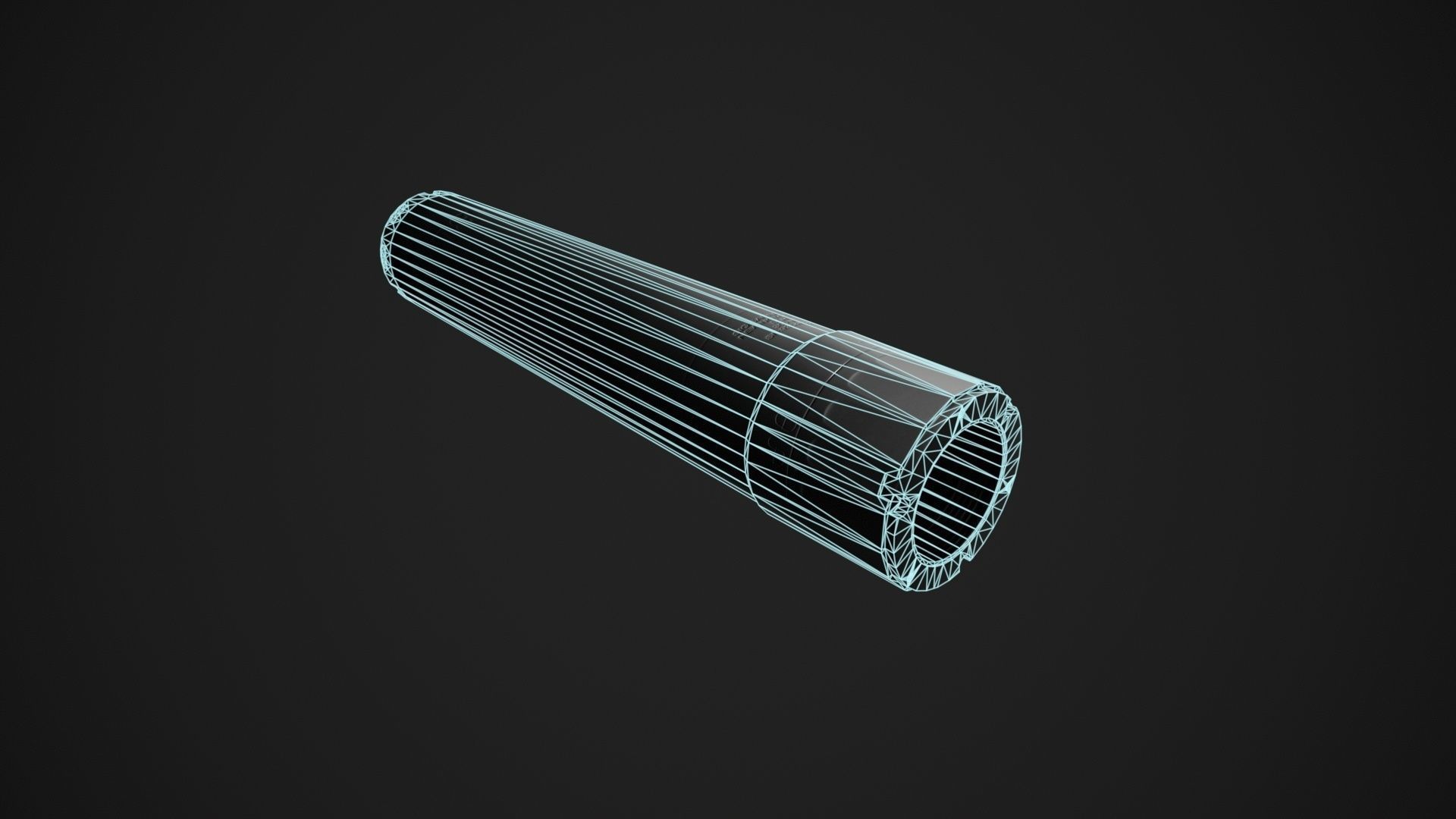 Sig Sauer SLH 300TI Suppressor Low-poly 3D model_20
