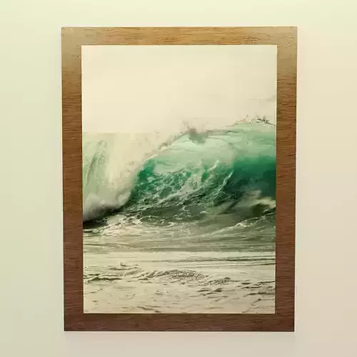 Sea waves painting
