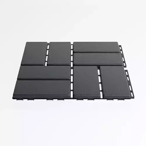 DECKING TILES 8 SLAT Low-poly 3D model