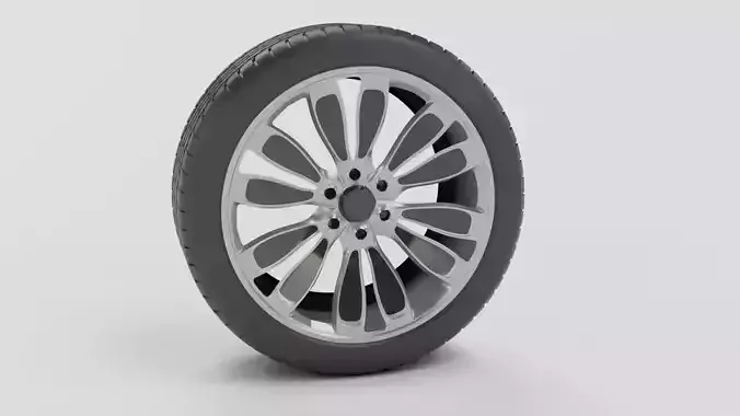 Chrome Rim Free low-poly 3D model