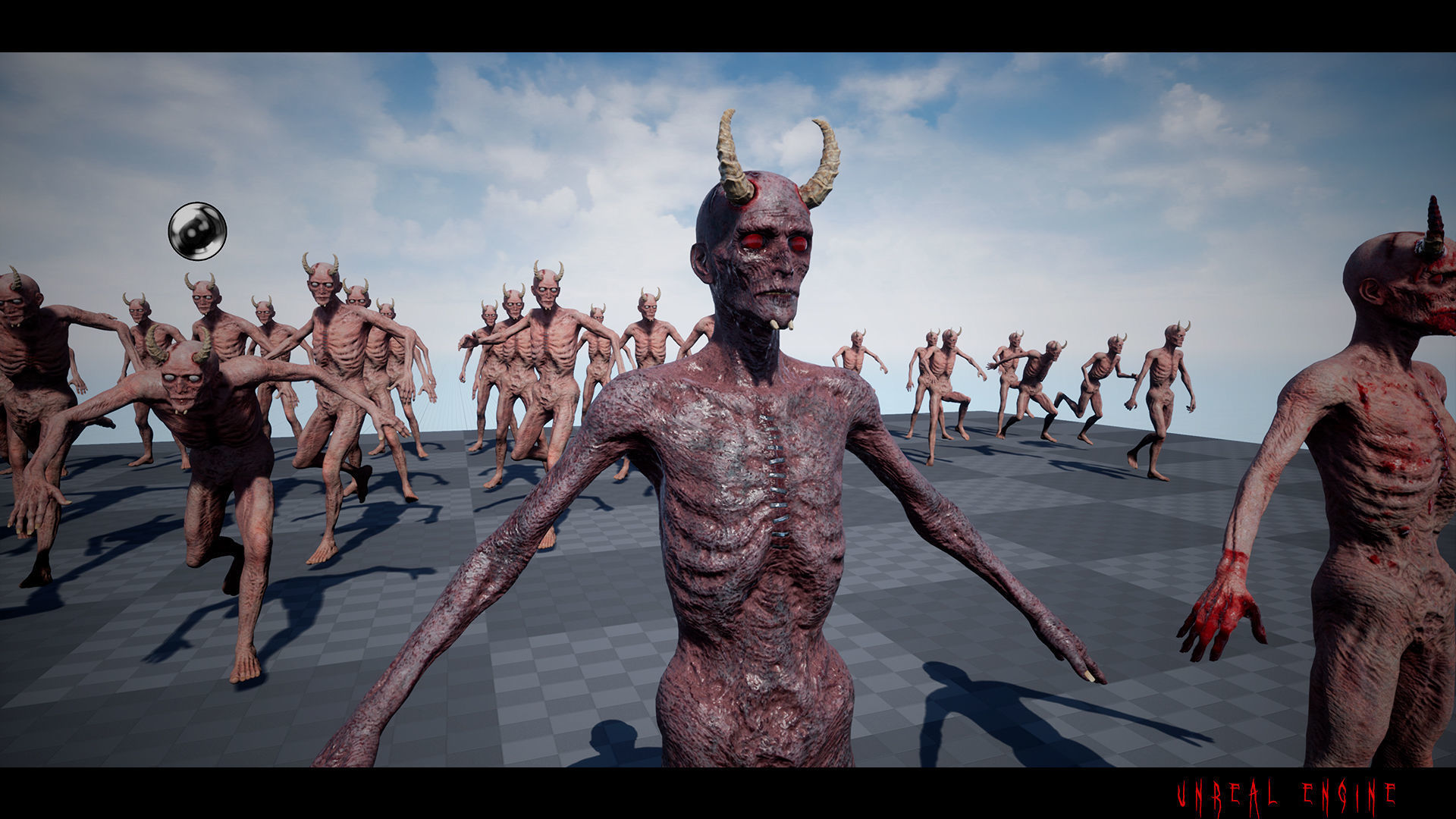 The Demon game character for Horror and Fantasy games Low-poly 3D model_17