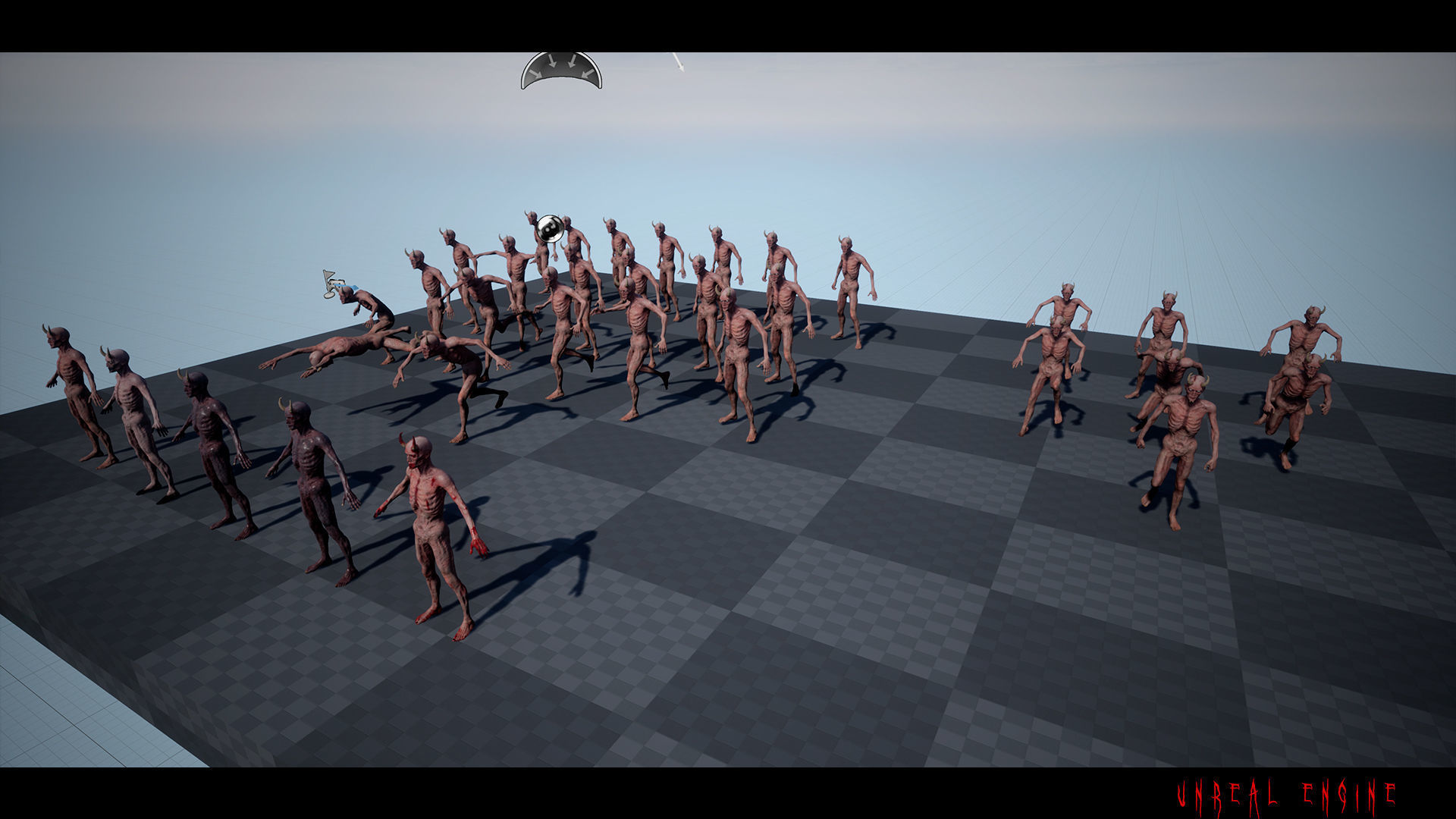 The Demon game character for Horror and Fantasy games Low-poly 3D model_20