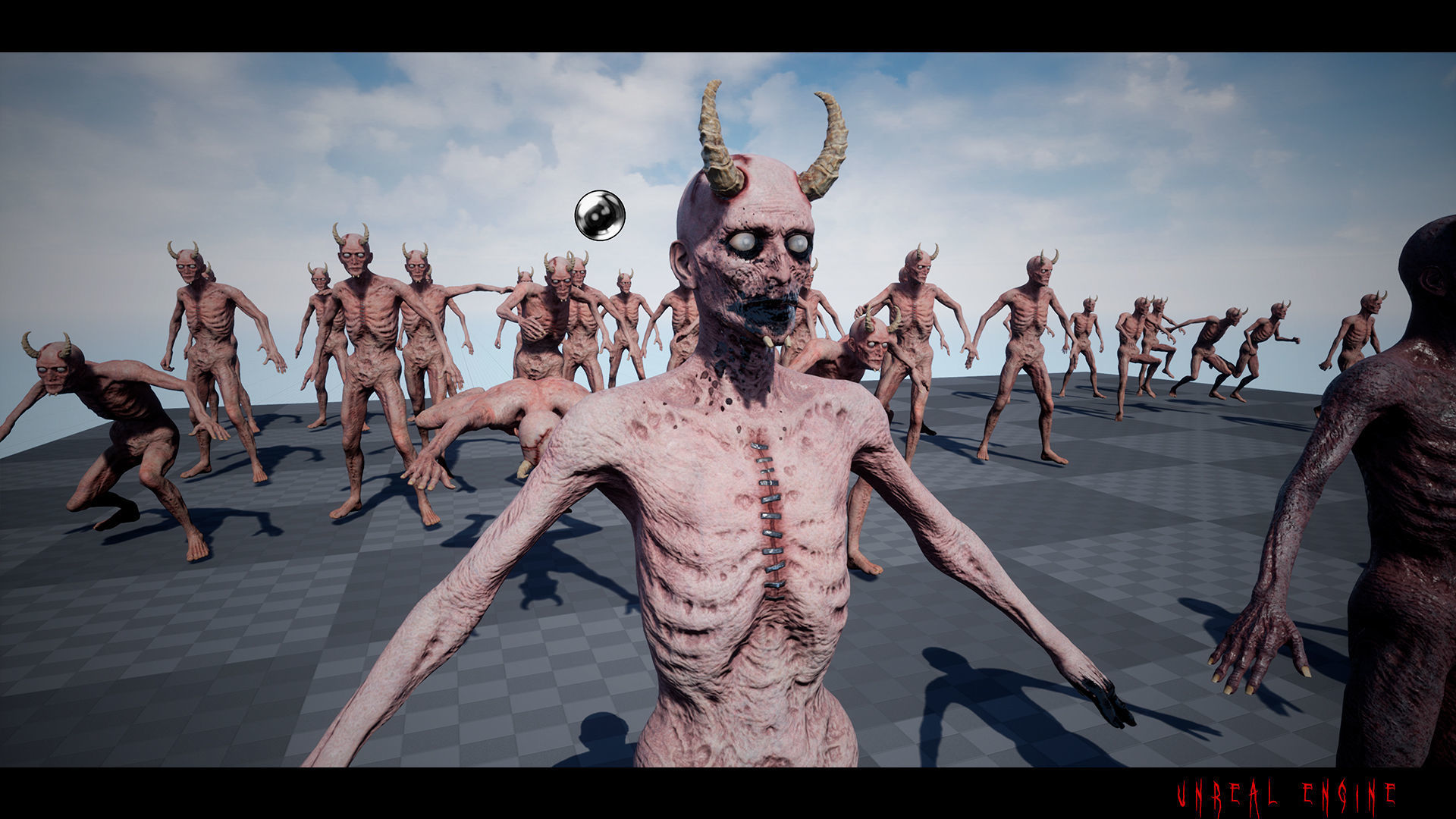 The Demon game character for Horror and Fantasy games Low-poly 3D model_13