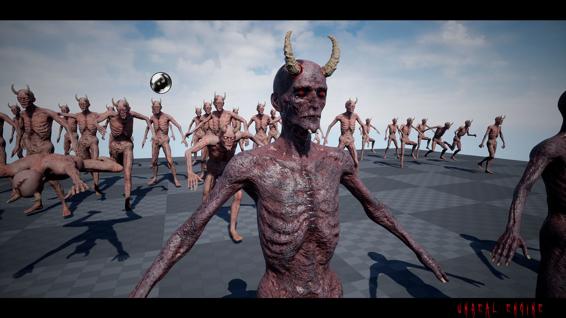 The Demon game character for Horror and Fantasy games Low-poly 3D model_15