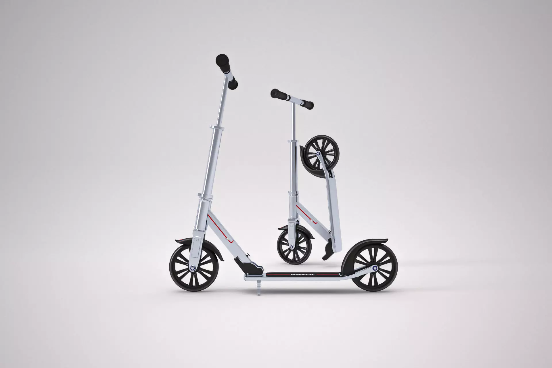 Razor A6 Kick Scooter 3D model_0