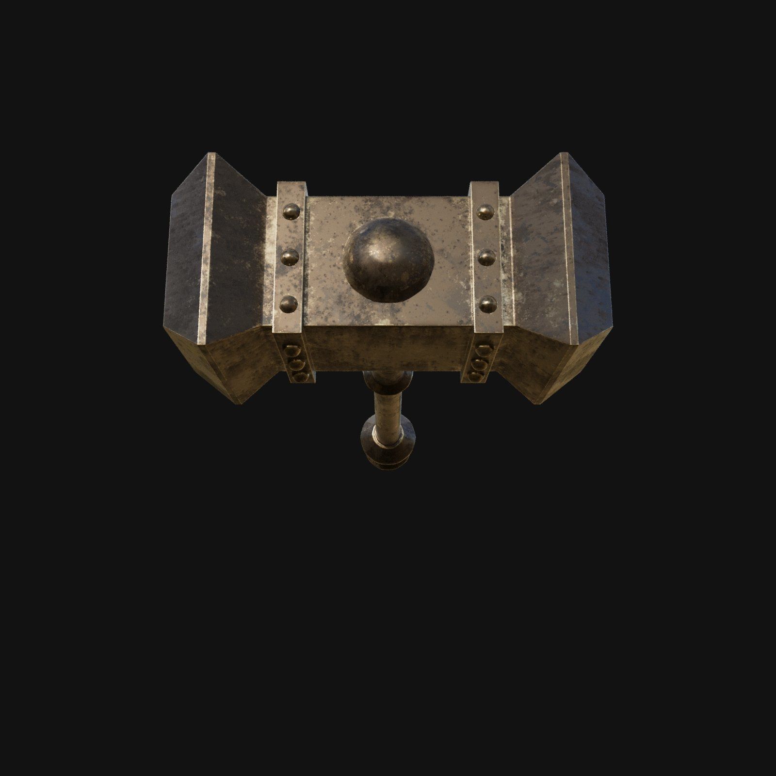 Celestial 3D Model of Seraphims Light Hammer for Divine Interven 3D model_8