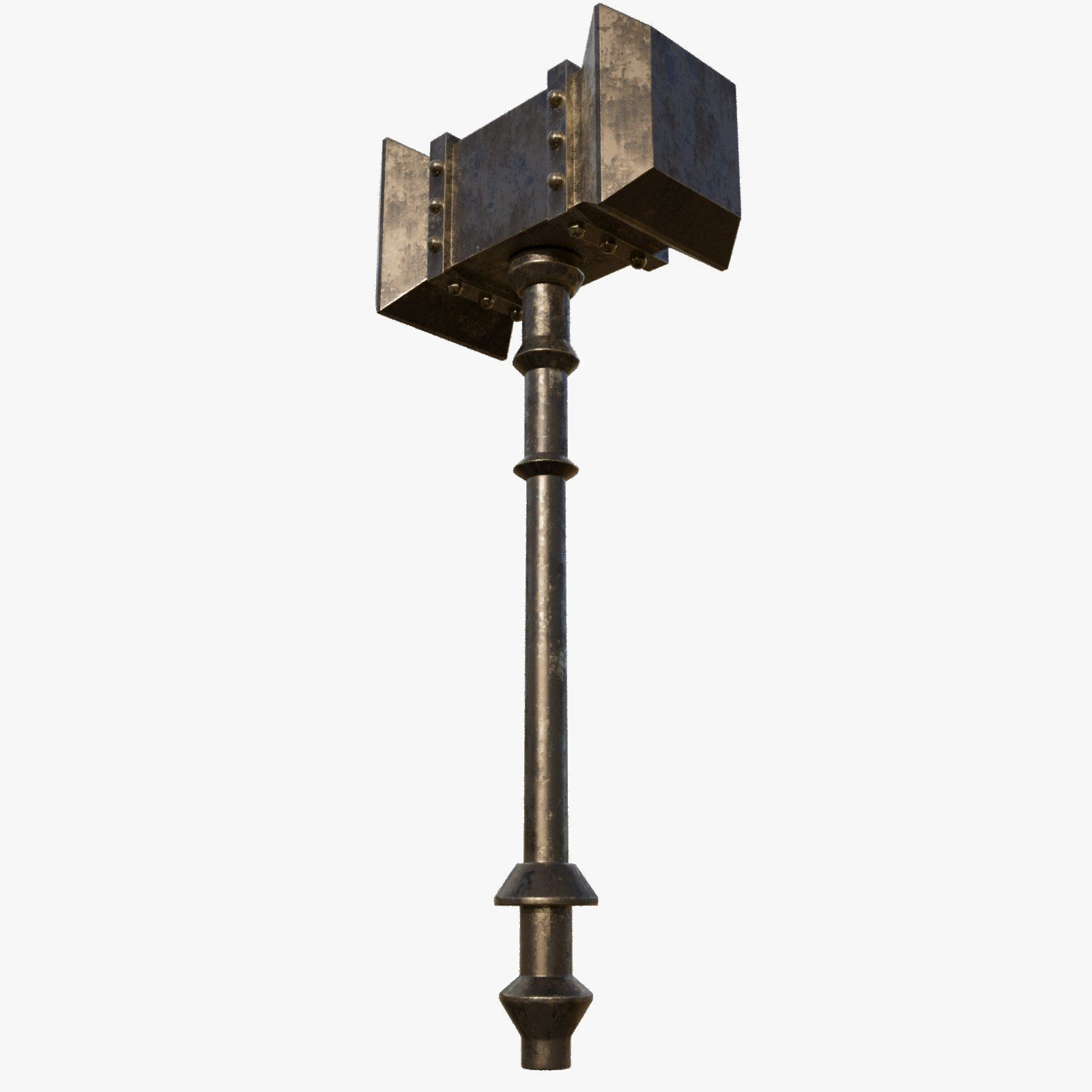 Celestial 3D Model of Seraphims Light Hammer for Divine Interven 3D model_5