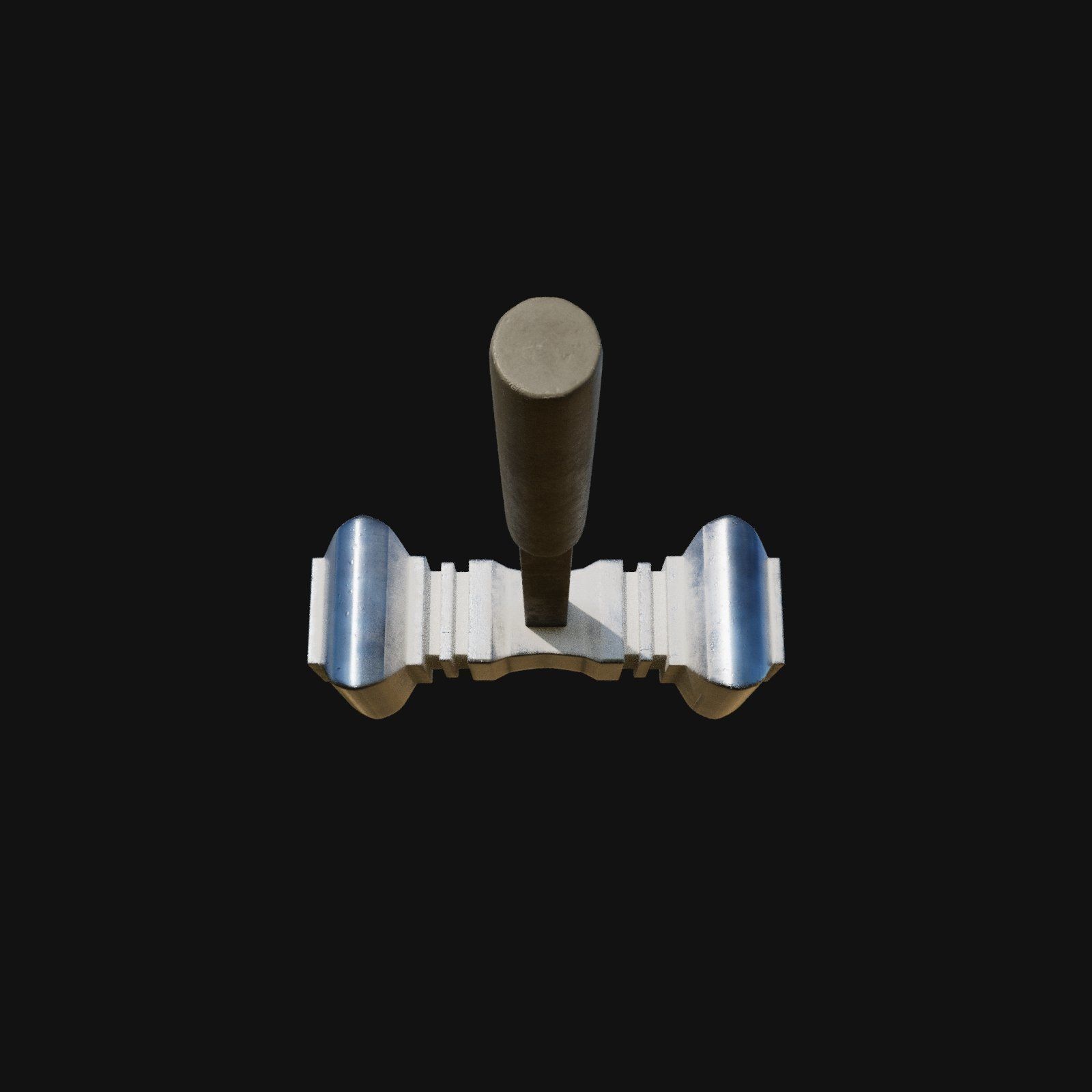 Futuristic 3D Model of Cybernetic Hammer for Sci Fi Battles 3D model_5