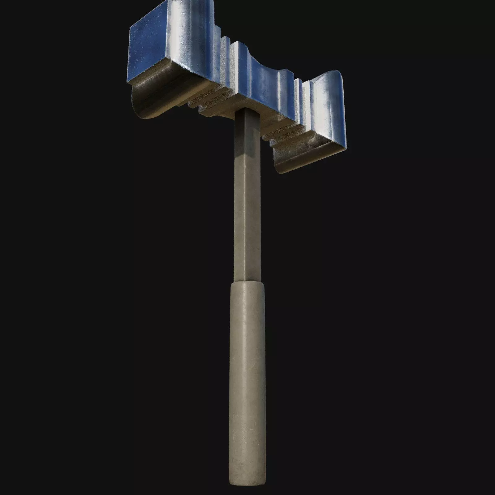Futuristic 3D Model of Cybernetic Hammer for Sci Fi Battles 3D model_0