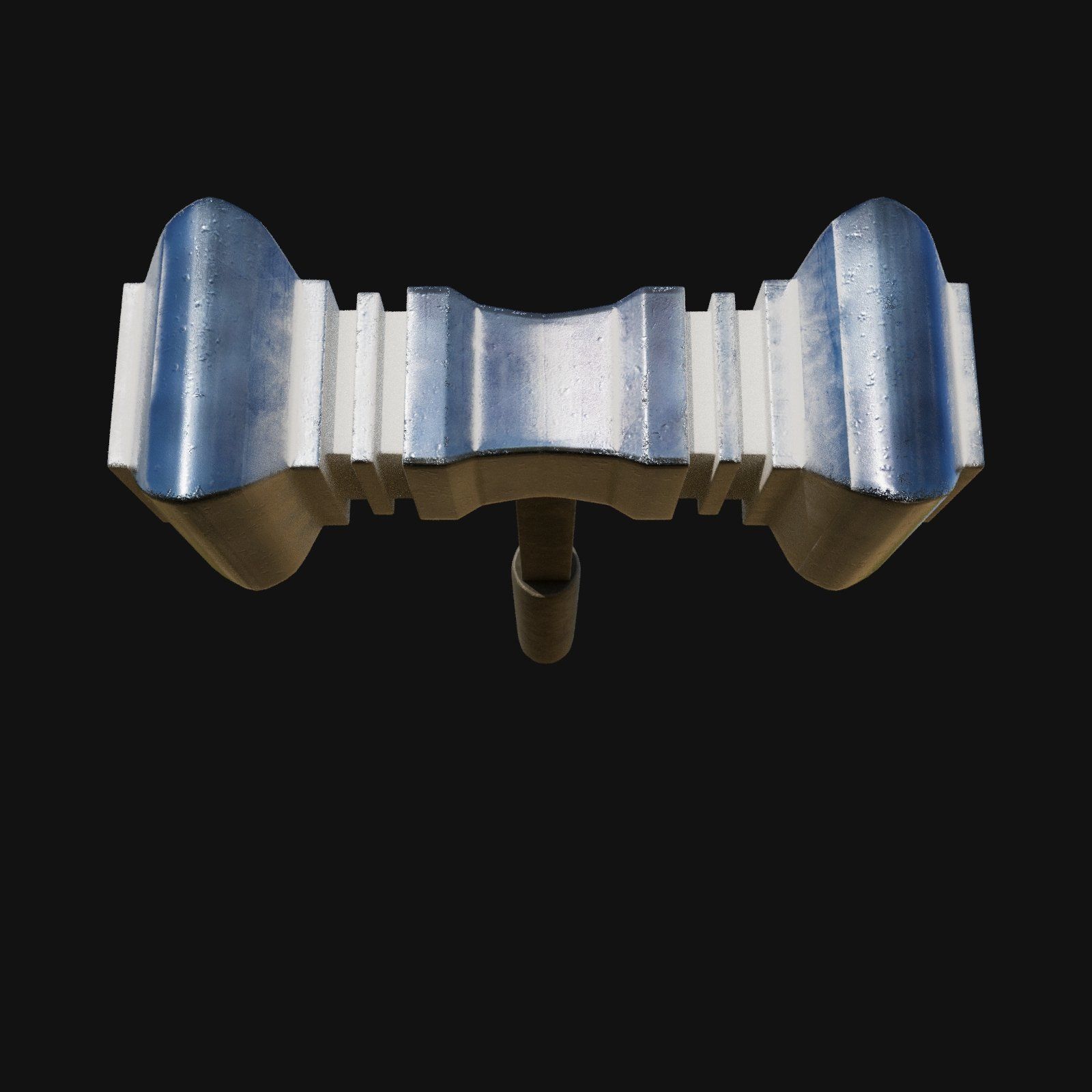 Futuristic 3D Model of Cybernetic Hammer for Sci Fi Battles 3D model_8