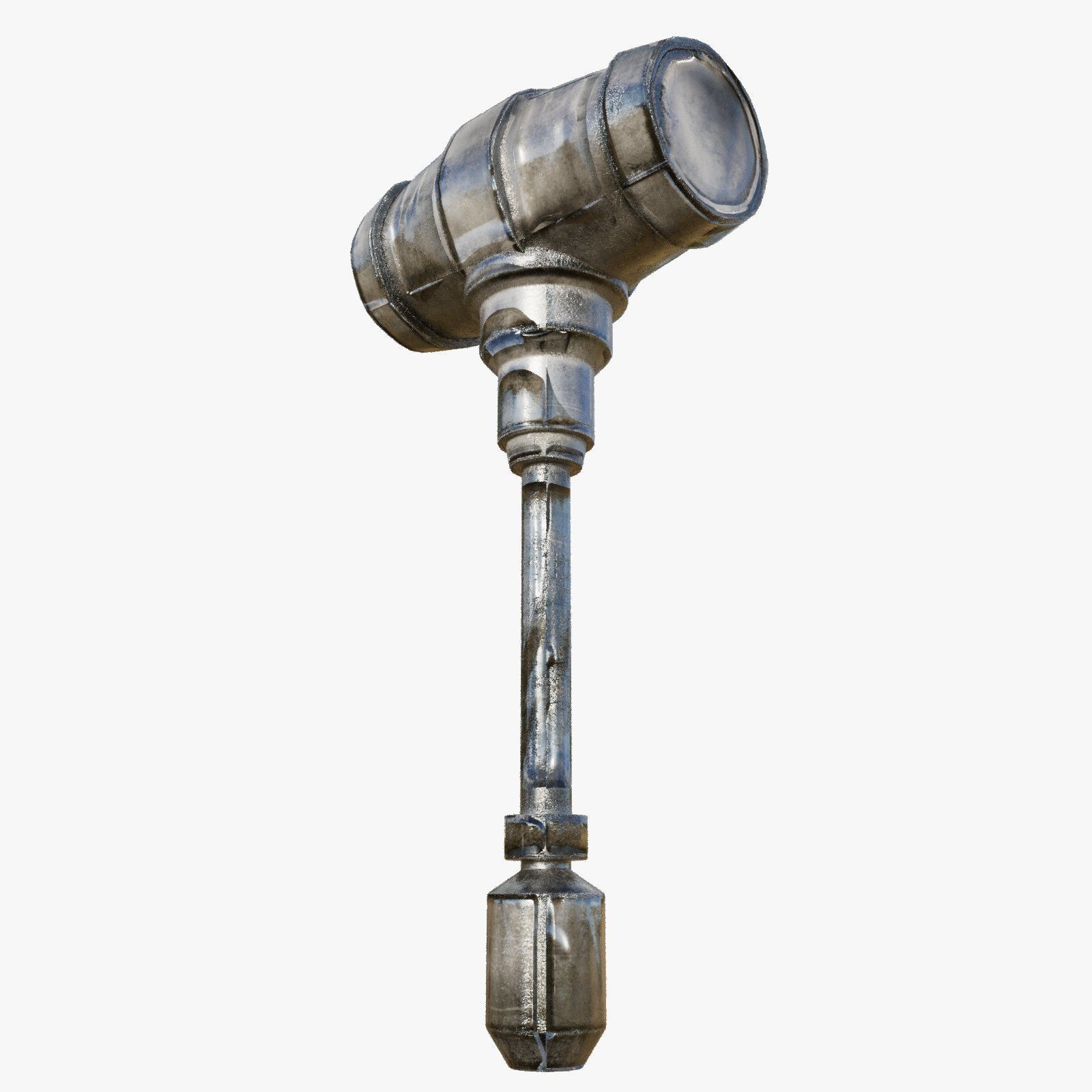 Steampunk 3D Model of Engineers Hammer for Mechanical Mayhem 3D model_7