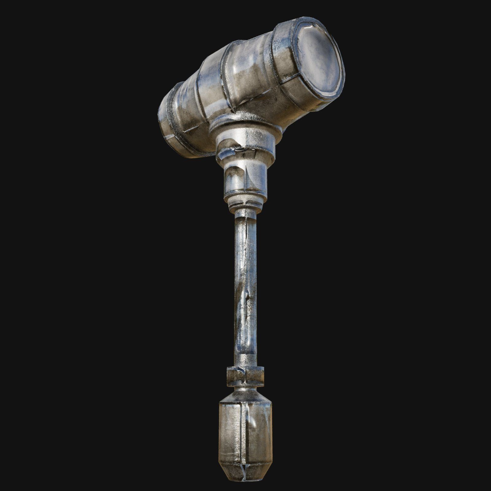 Steampunk 3D Model of Engineers Hammer for Mechanical Mayhem 3D model_10