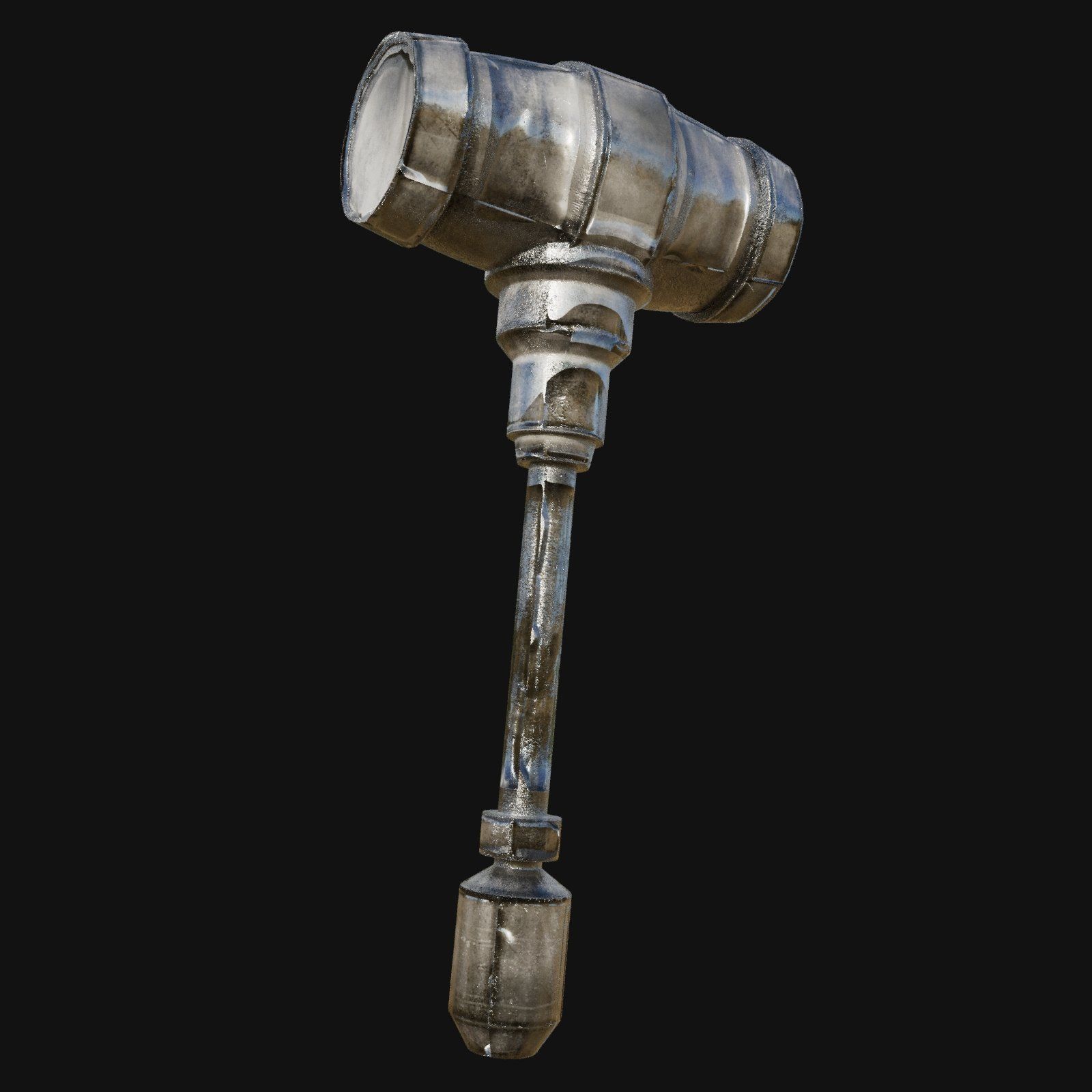 Steampunk 3D Model of Engineers Hammer for Mechanical Mayhem 3D model_2