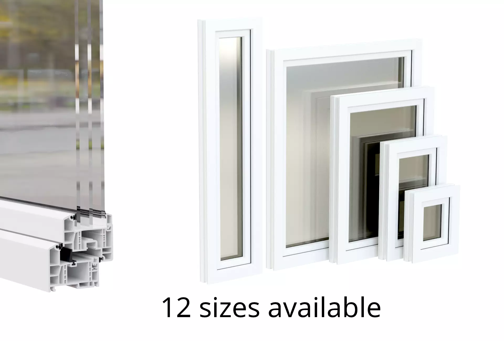 High Detailed Windows 12 sizes 3D model_0