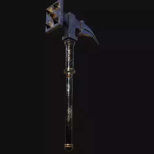 Ethereal 3D Model of Ghostly Hammer for Haunted Adventures