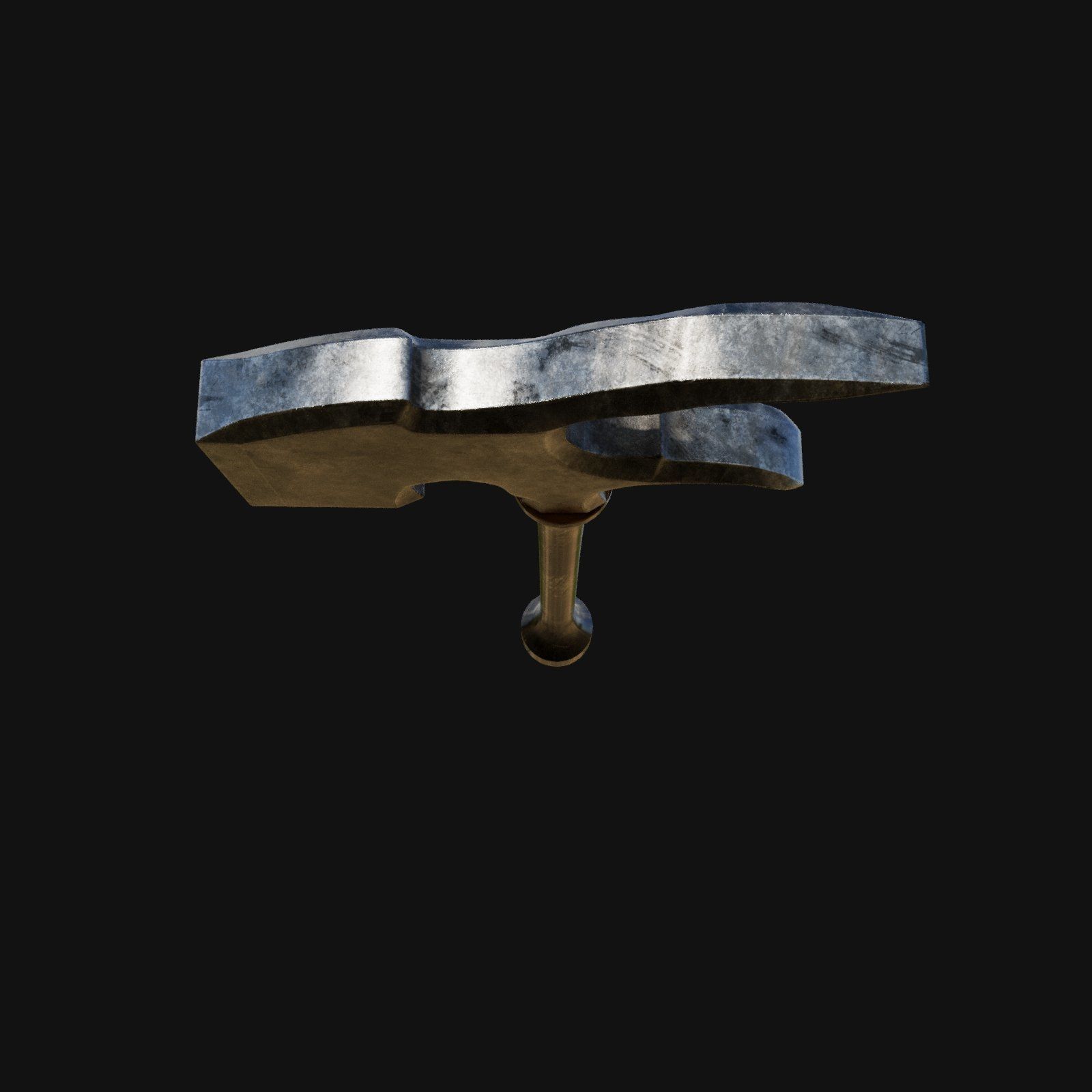 Legendary 3D Model of Kings Hammer for Royal Quests 3D model_6