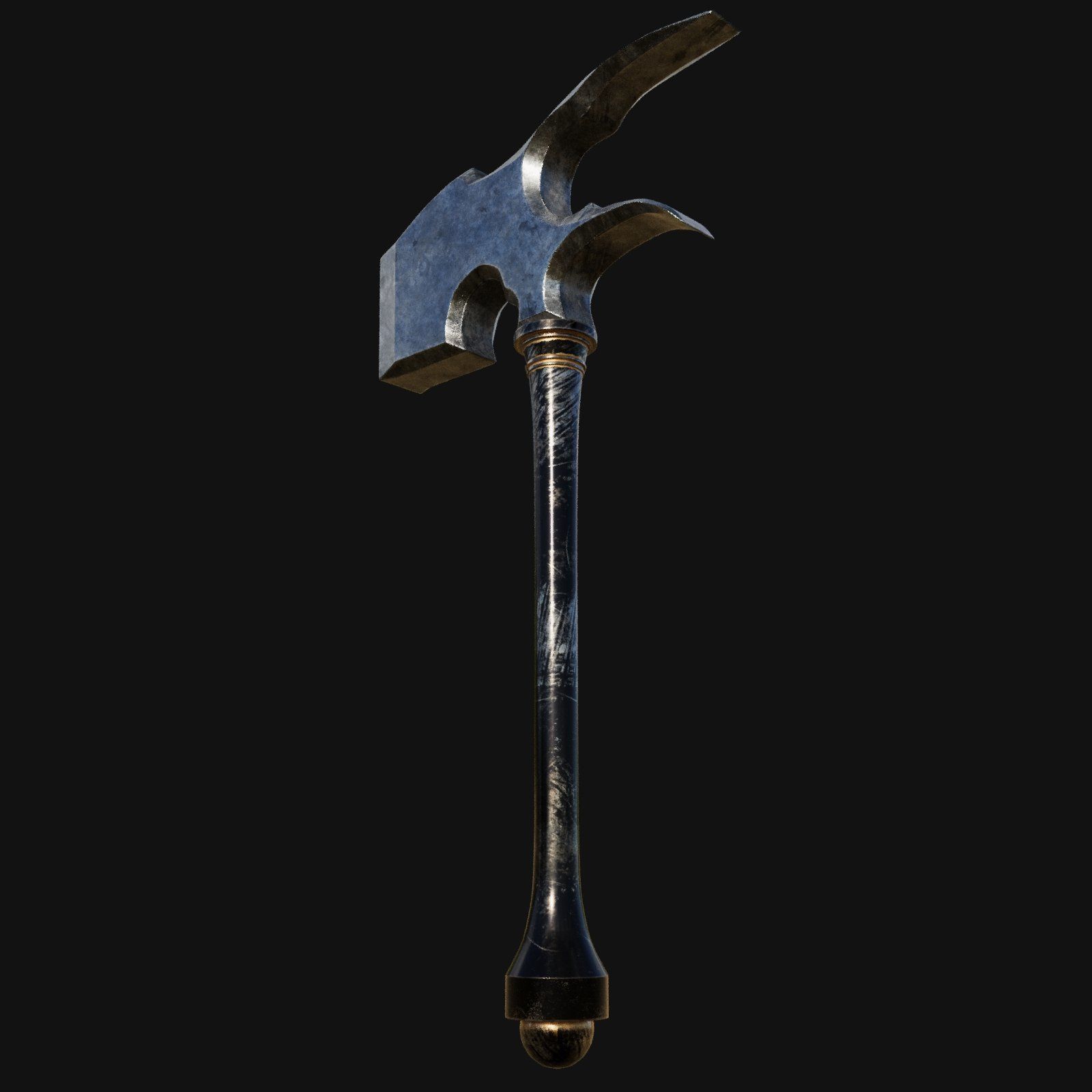 Legendary 3D Model of Kings Hammer for Royal Quests 3D model_5
