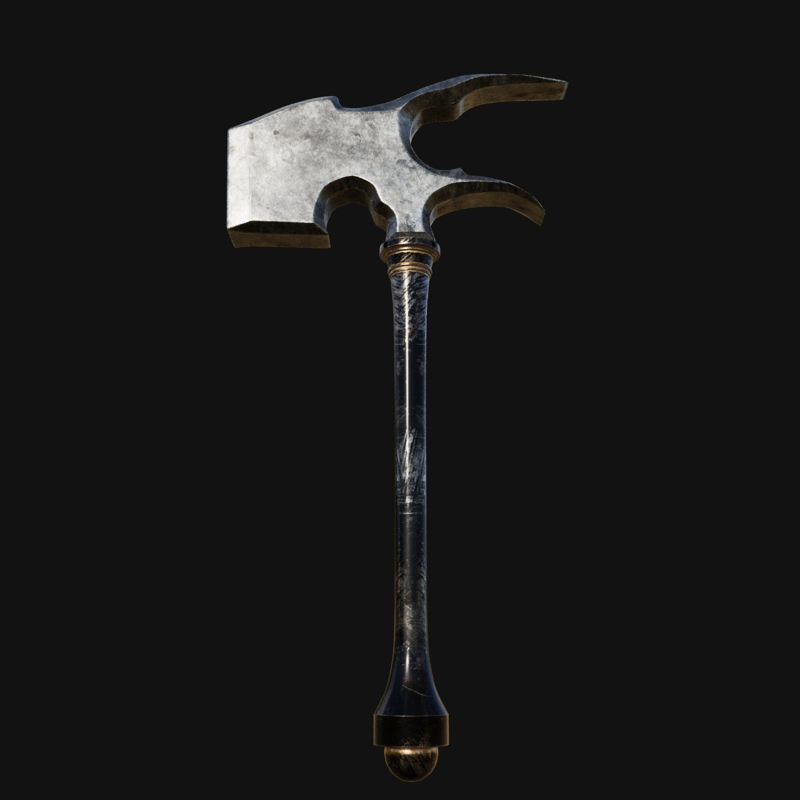 Legendary 3D Model of Kings Hammer for Royal Quests 3D model_7