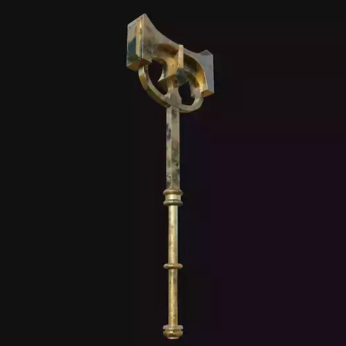 Elven 3D Model of Forest Guardians Hammer for Natures Wrath
