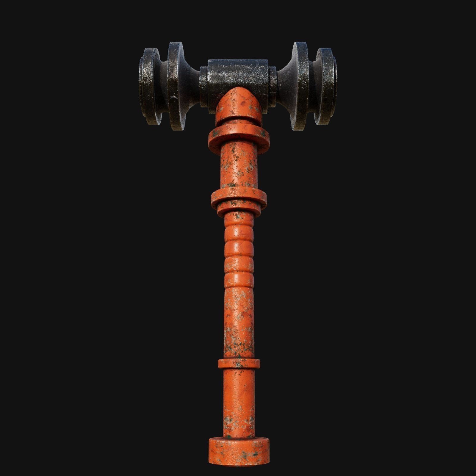 Divine 3D Model of Angelic Hammer for Heavenly Conquests 3D model_10