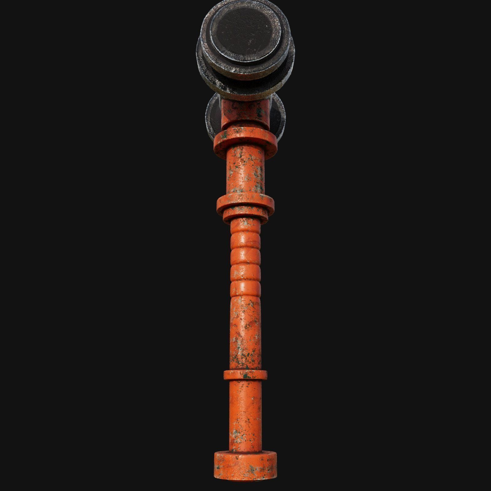 Divine 3D Model of Angelic Hammer for Heavenly Conquests 3D model_3
