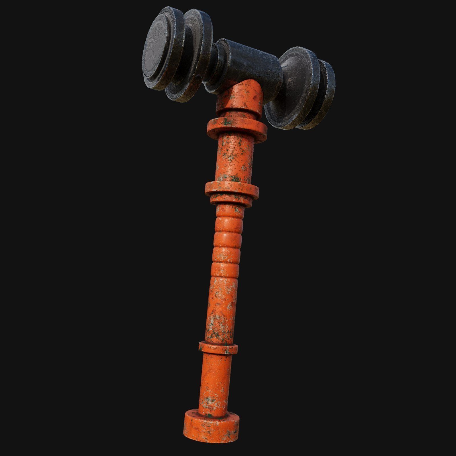 Divine 3D Model of Angelic Hammer for Heavenly Conquests 3D model_2