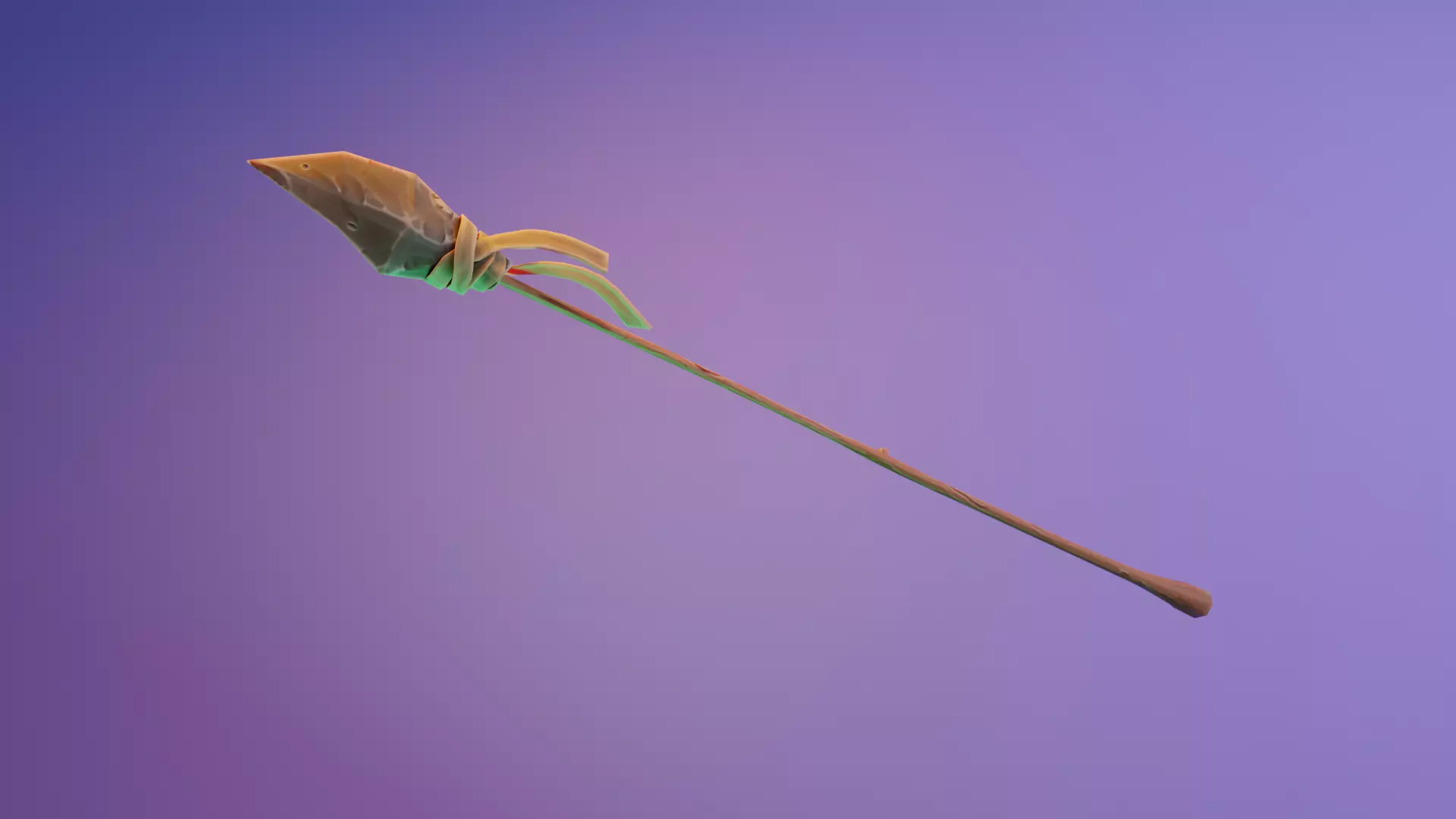 Stylized Lance Low-poly 3D model_0