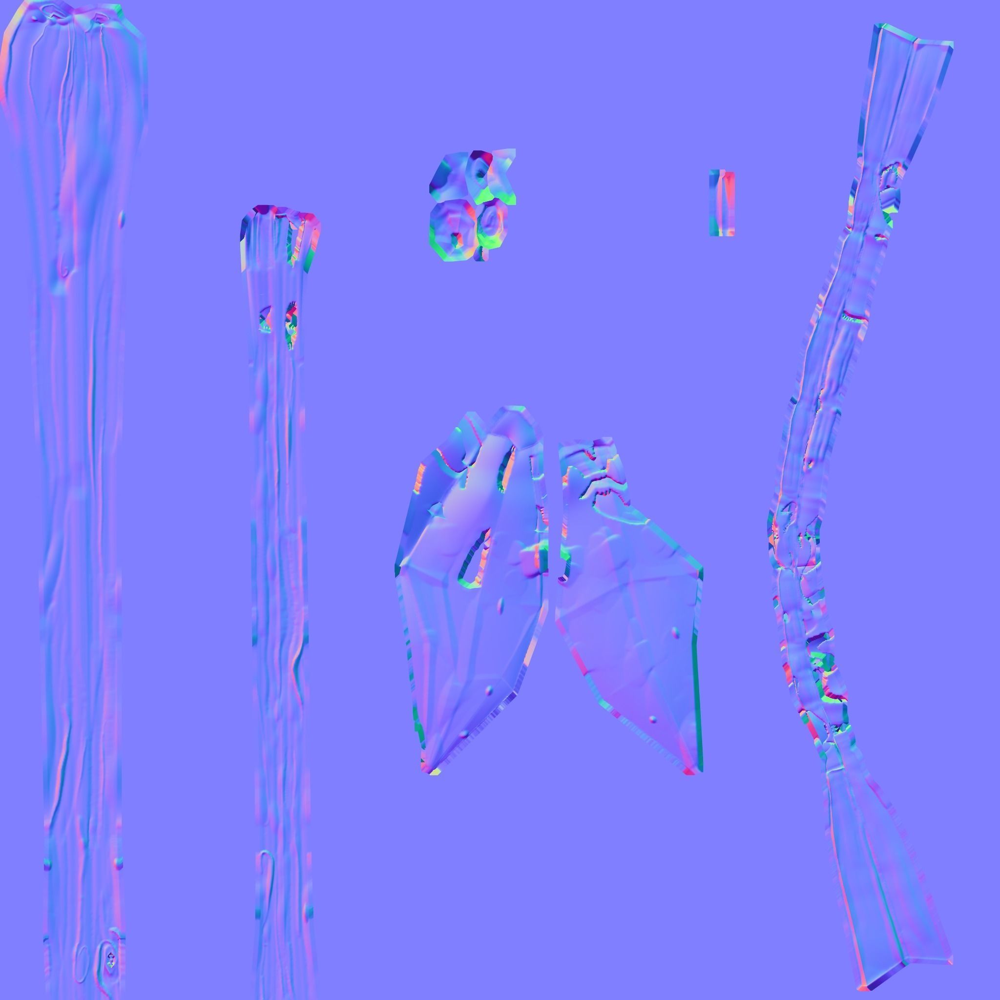 Stylized Lance Low-poly 3D model_4