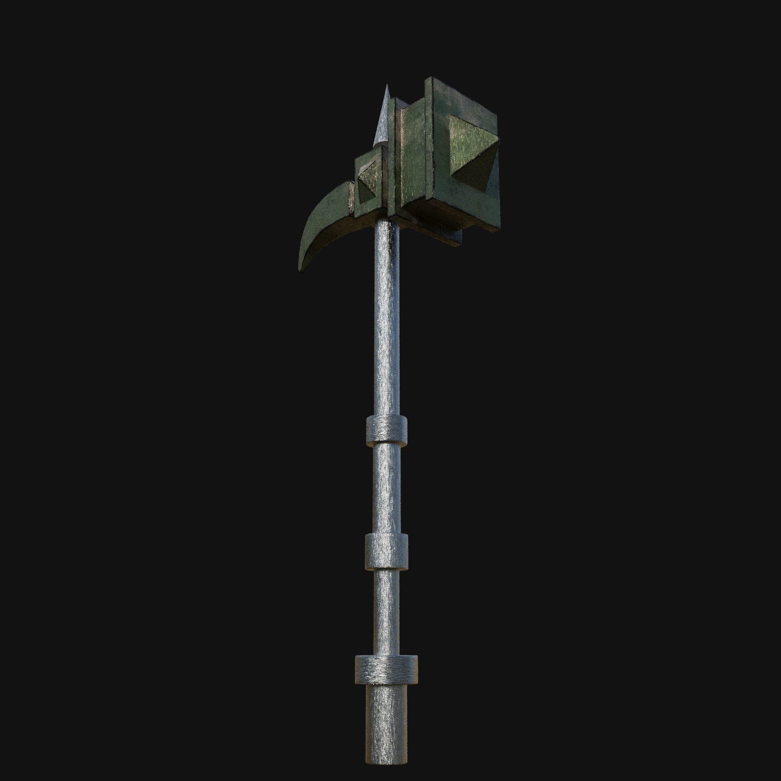Heroic 3D Model of Hammer of Justice for Paladin Warriors 3D model_5