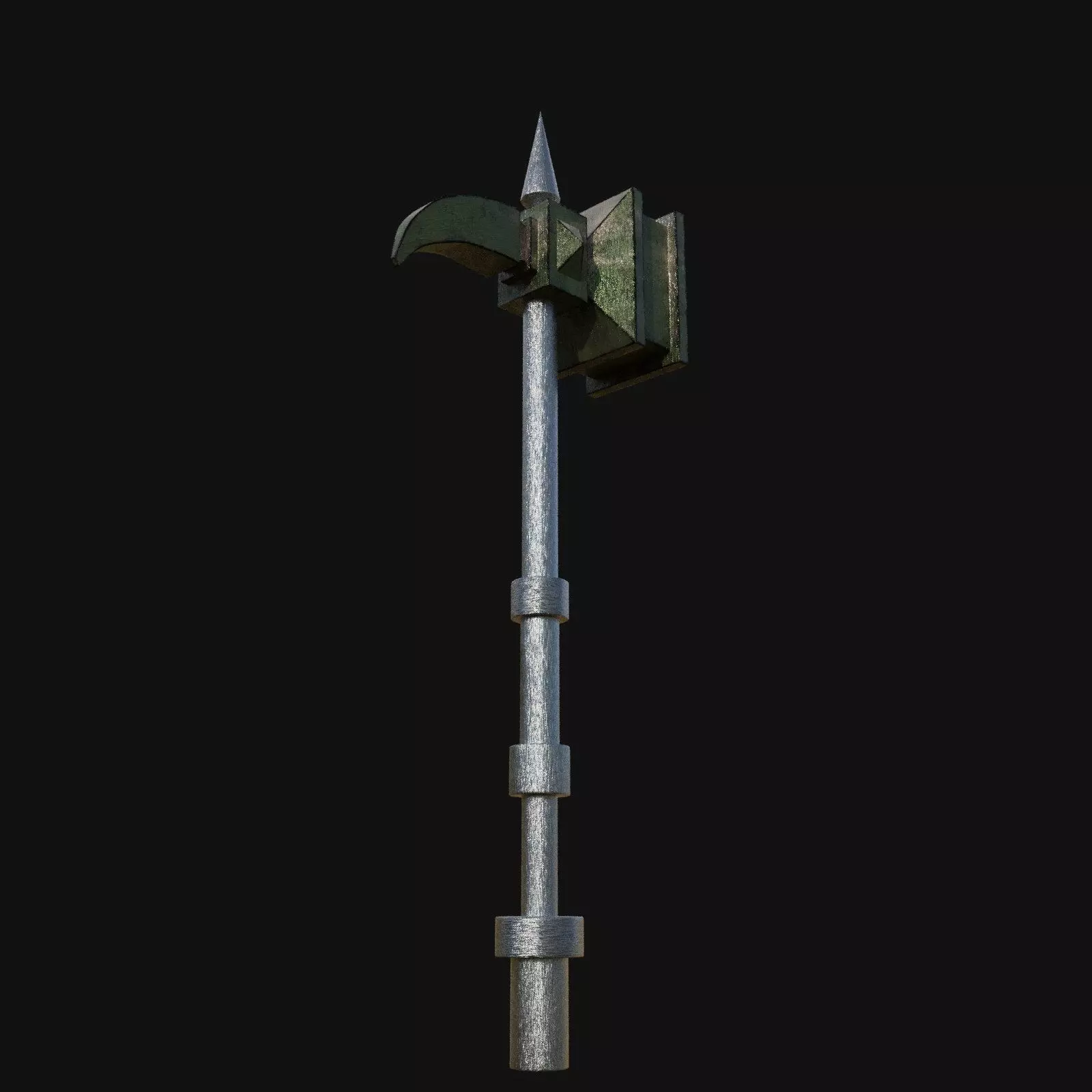 Heroic 3D Model of Hammer of Justice for Paladin Warriors 3D model_0