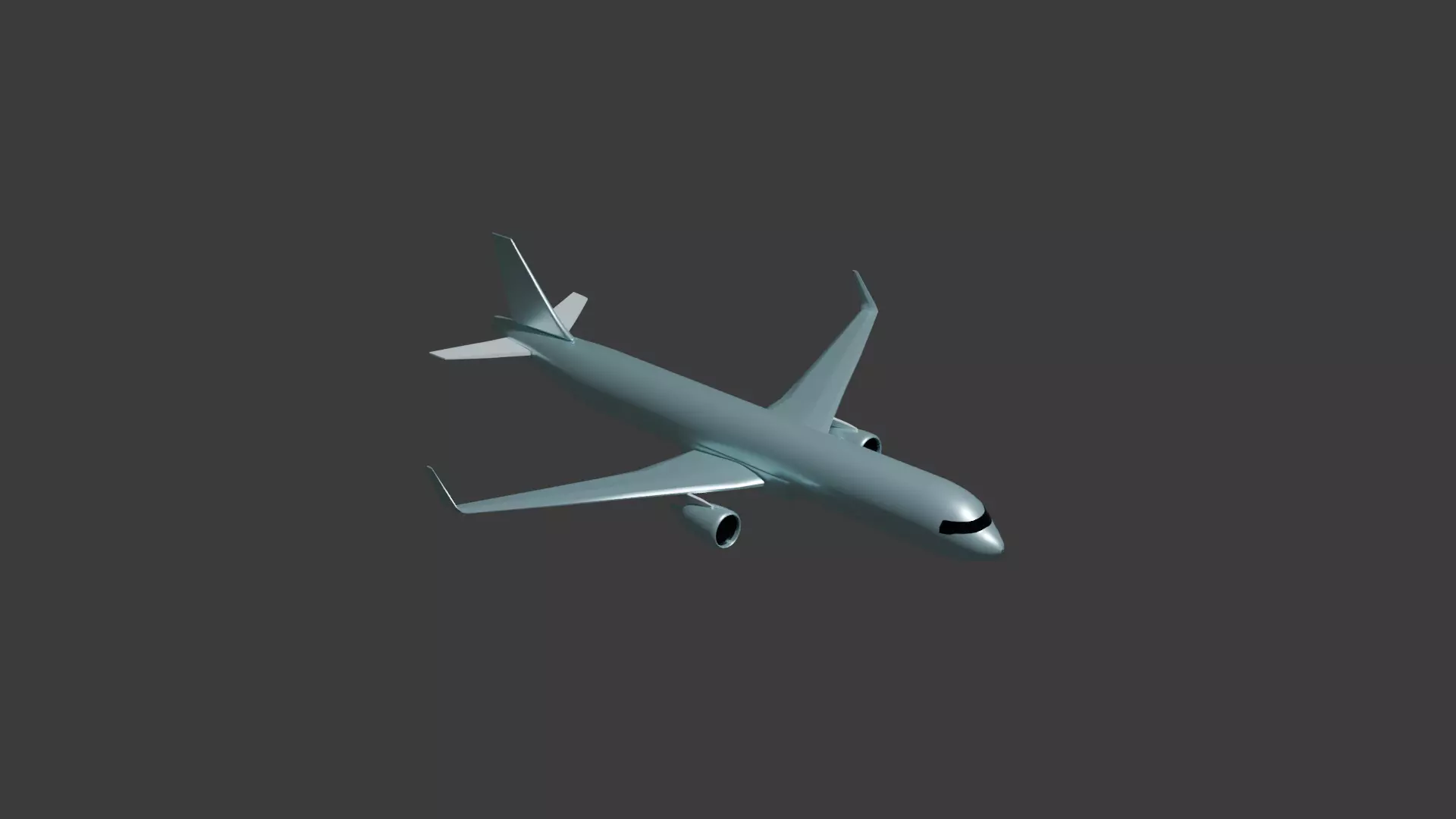 Low Poly Airbus A320 Free low-poly 3D model