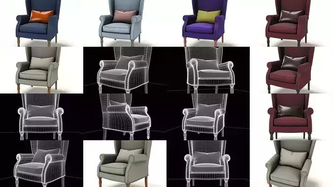 wingback chair fhouse