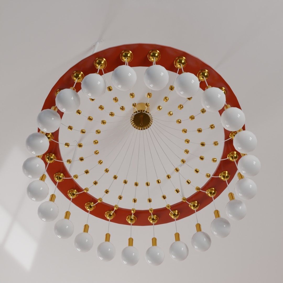 Ceiling lamp 3D model_1