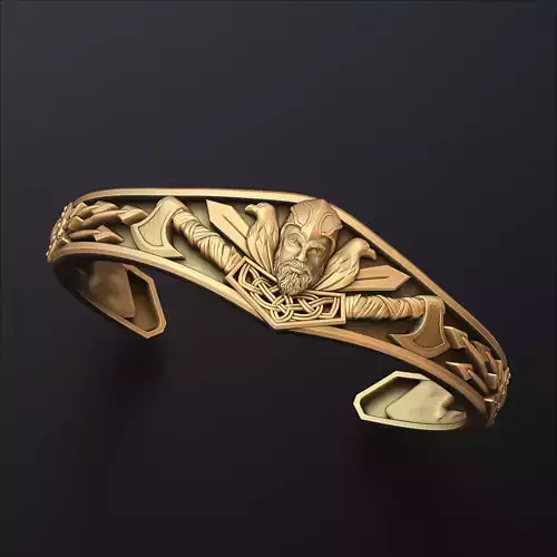 Viking Bracelet 3D print model