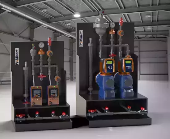 ProMinent ProSIP SF Model only dual pump pre engineered systems 3D model