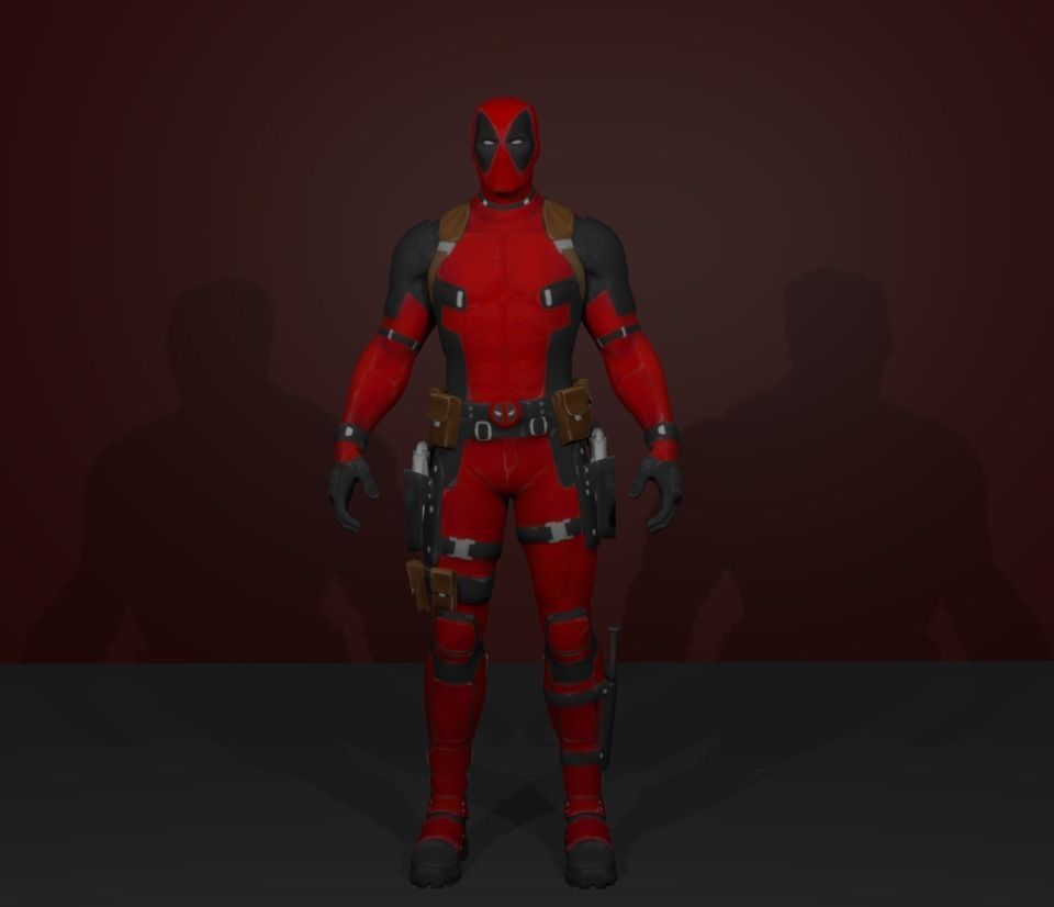 deadpool 3D model_1