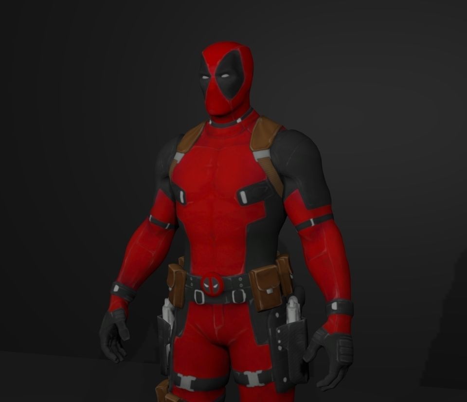 deadpool 3D model_2