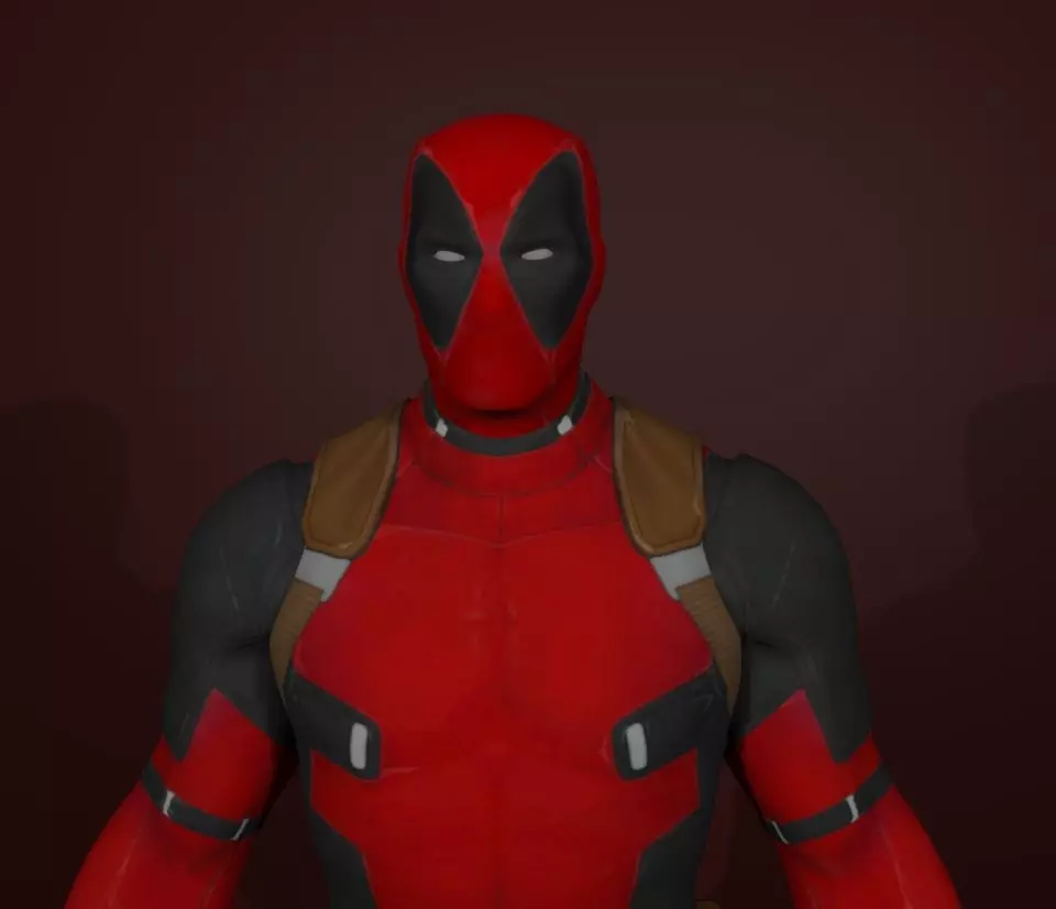 deadpool 3D model_0
