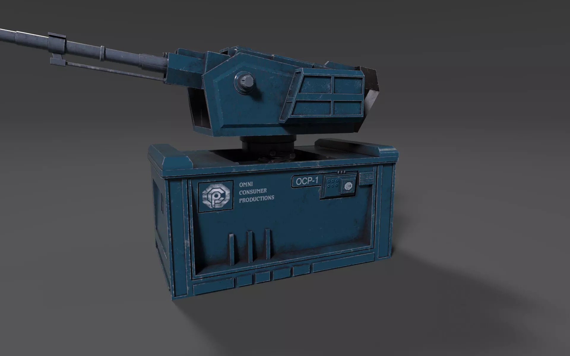 robocop Low-poly 3D model_0