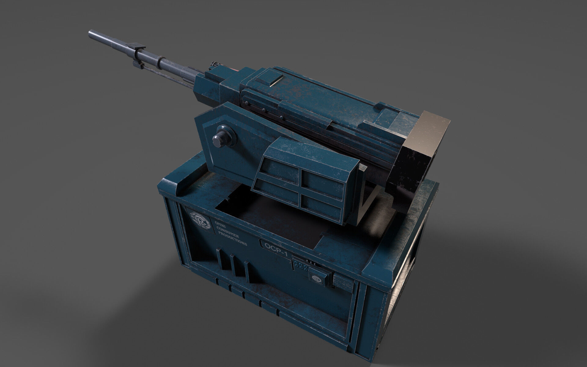 robocop Low-poly 3D model_2